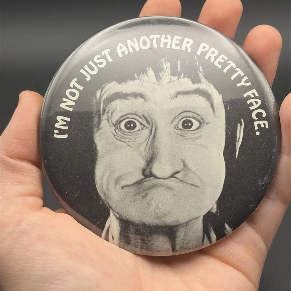 Vintage Hallmark LoveDots I'm Not Just Another Pretty Face Button Pin